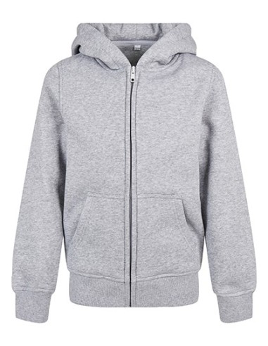 B-BY188-Kids Organic Basic Zip Hoody